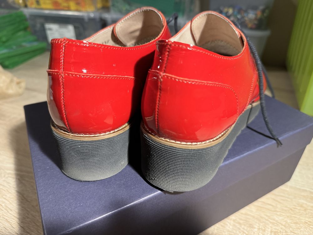 Buty RYŁKO damskie 38,5 czerwone