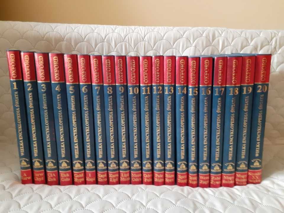 Wielka Encyklopedia Świata Oxford, zestaw 20 tomów