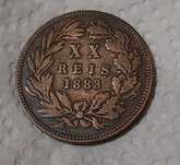 Moeda XX Reis 1883