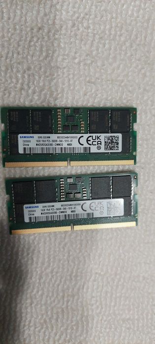 Пам'ять для ноутбуків Samsung 16GB SODIMM DDR5 5600 MHz
