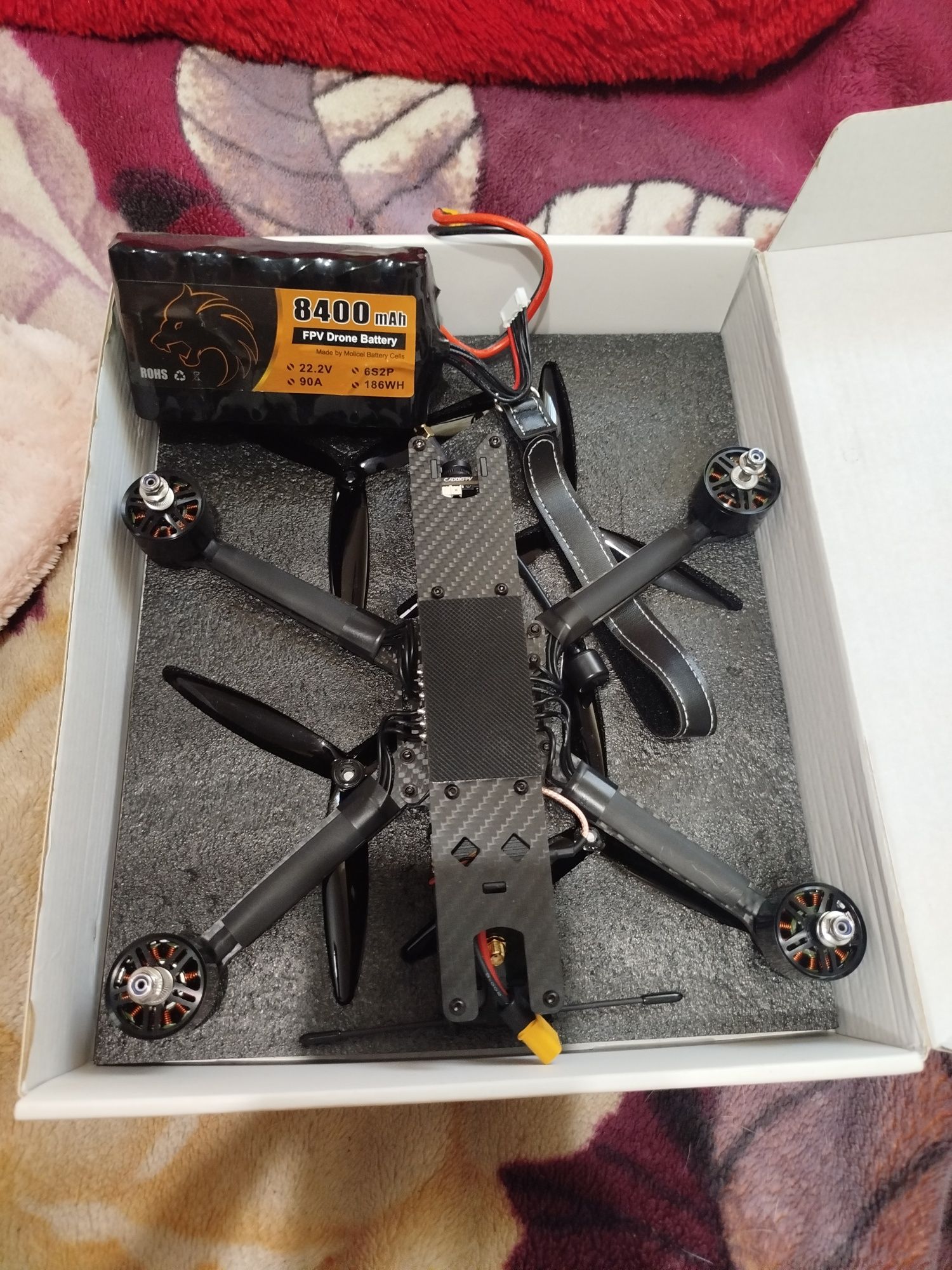 FPV 7, фпв дрон 7 дюймів з баткою