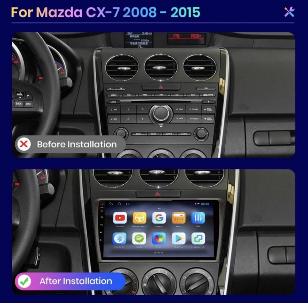 Штатная магнитола Mazda CX-7 (2008-2015)