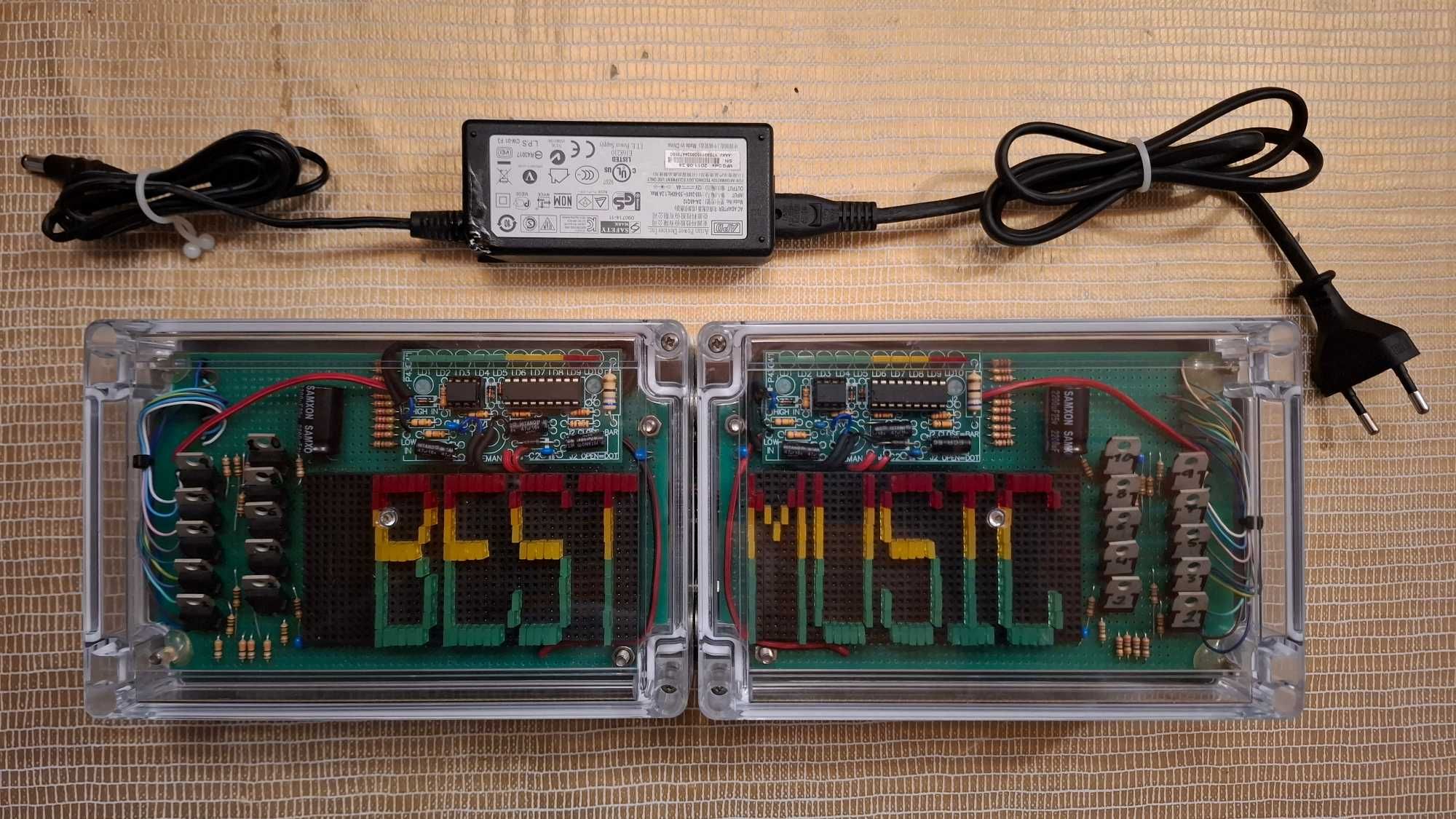 Indicador VU, efeito visual stereo