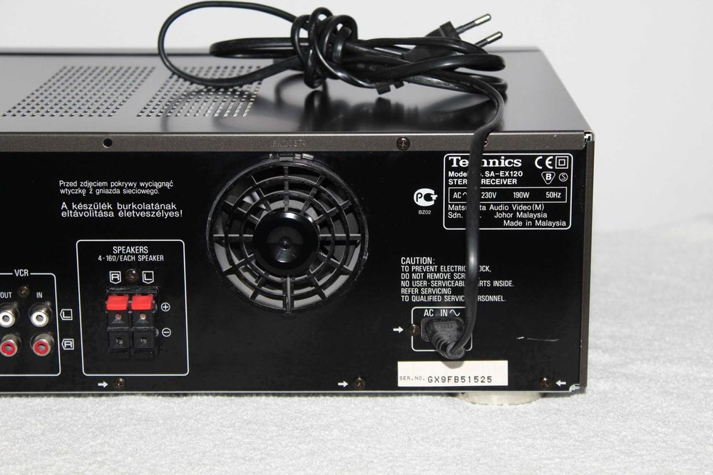 TECHNICS SA-EX120 Amplituner wzmacniacz stereo hi-fi RDS Wysyłka