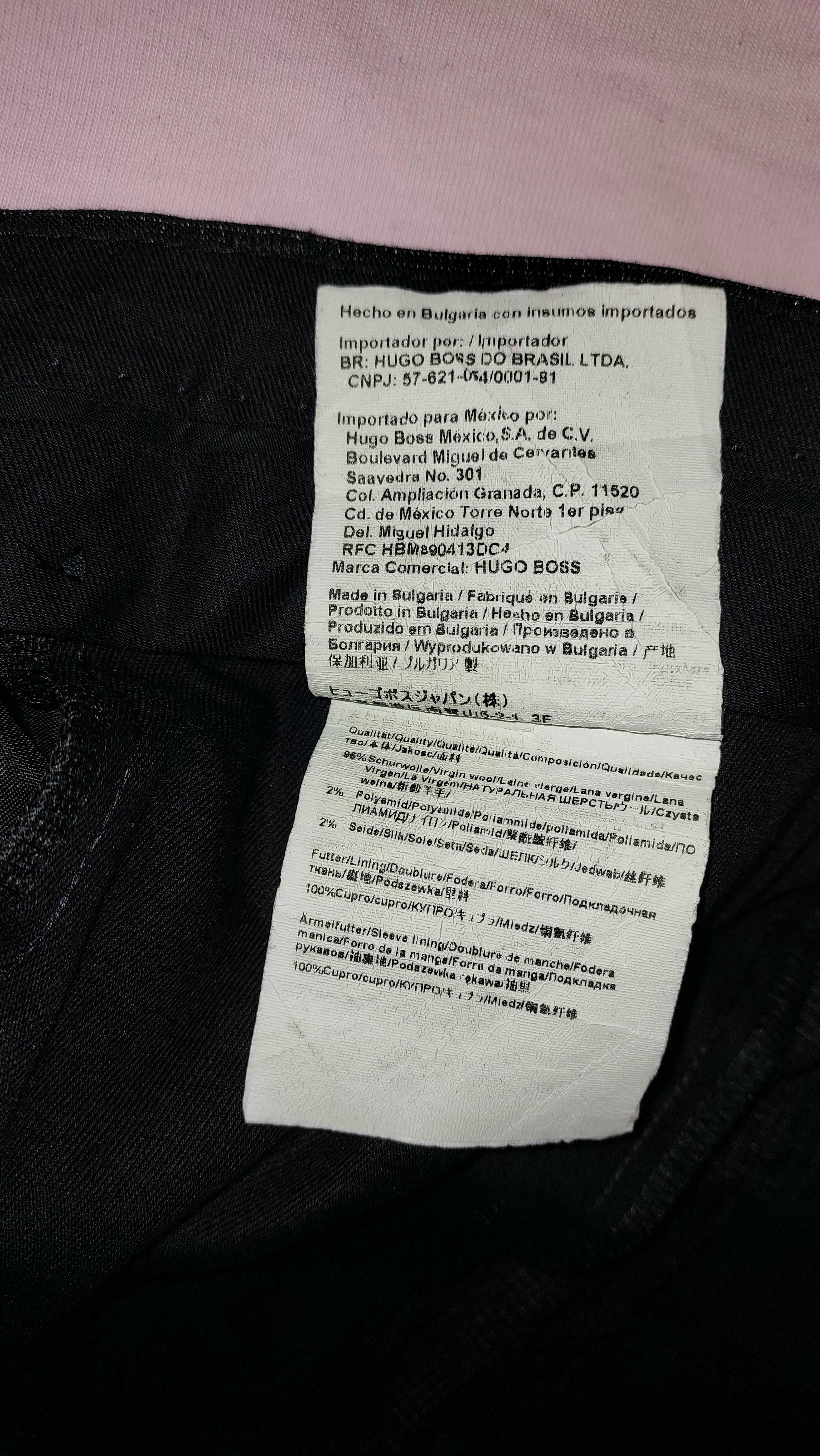 с QR-кодом 50 HUGO BOSS с шелком шерсть брюки