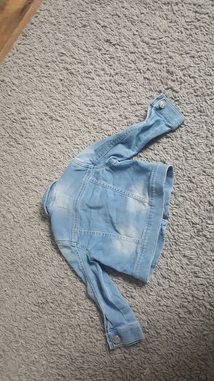 Kurtka kurteczka katana jeansowa dla dziewczynki 86 F&F