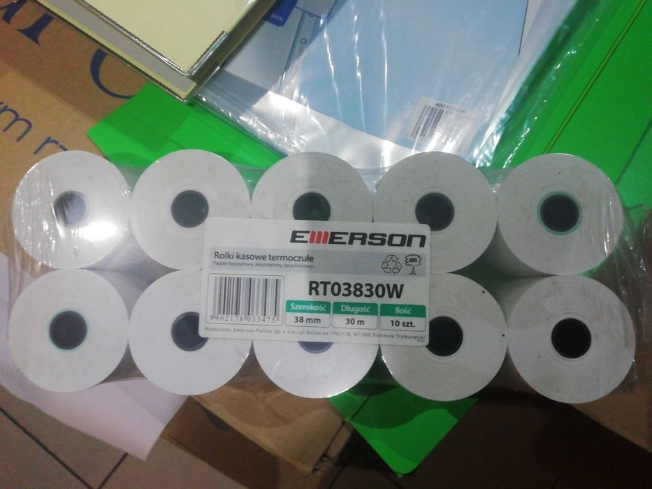rolki do kasy fiskalnej emerson różne wymiary