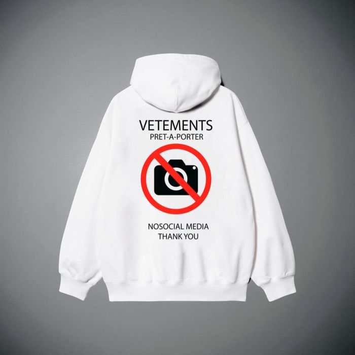 Мужское худи Vetements Logo унисекс  Ветементс Ветмо толстовка кофта