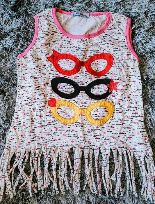 Bluzka bez rękawów rozmiar 6-7 lat NOWA