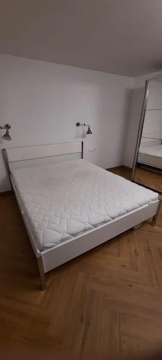 Łóżko + Materac Białe