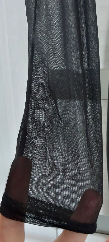 Sukienka czarna figa xs  xxs 165 154cm z siatka