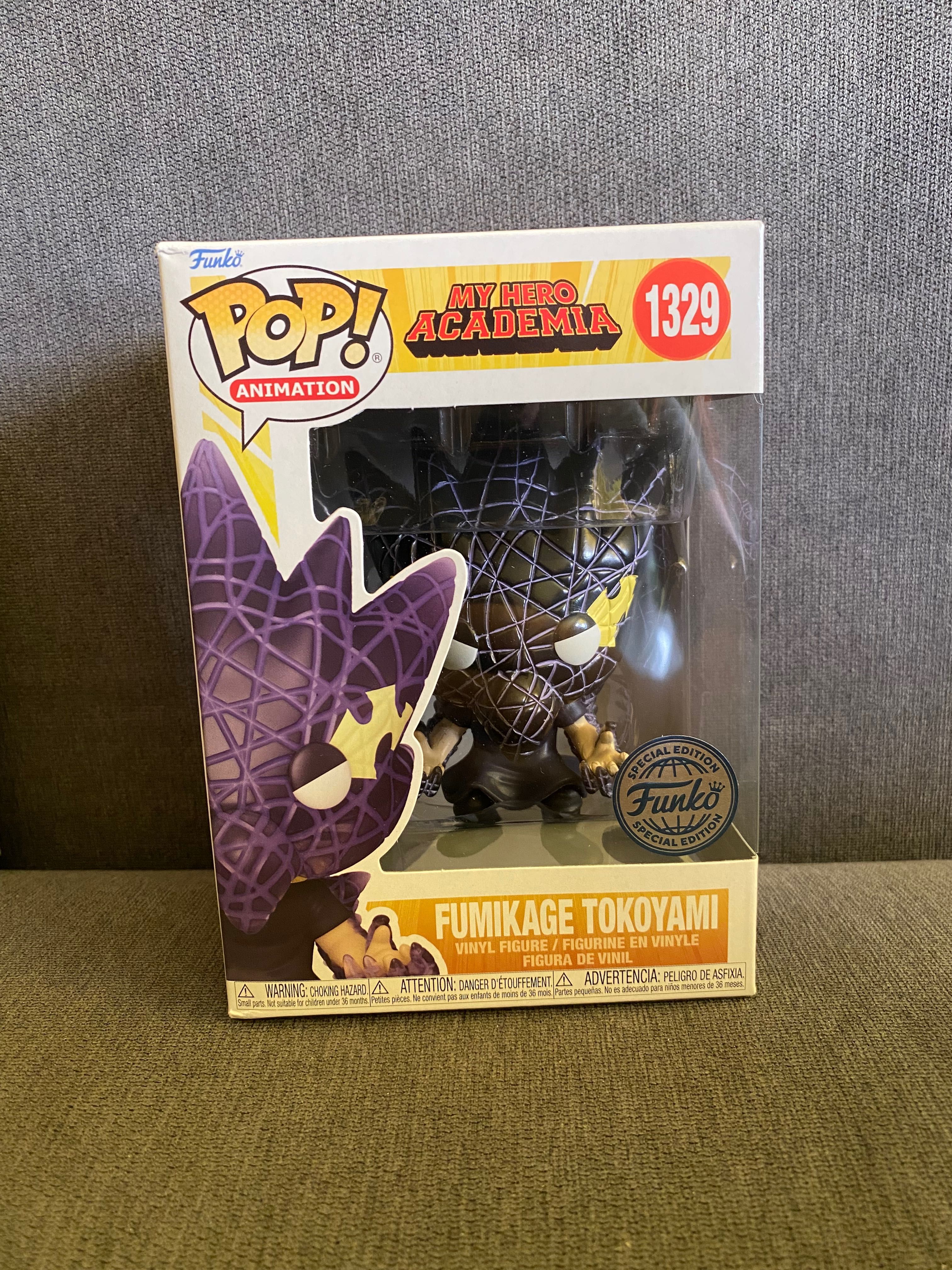 Funko pop Fumikage Tokoyami 1329 My Hero Academia