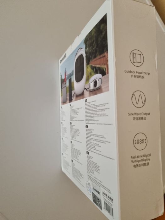 Baseus 300w power inverter чистий синус  12 v - 220 v чистый синус