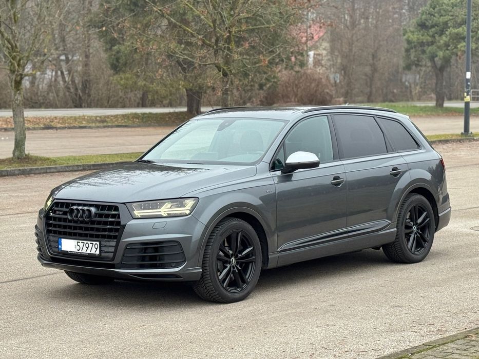 Audi Q7 Salon Polska V8 435KM Oś Skrętna Faktura VAT23% SUV Bezwypadkowy