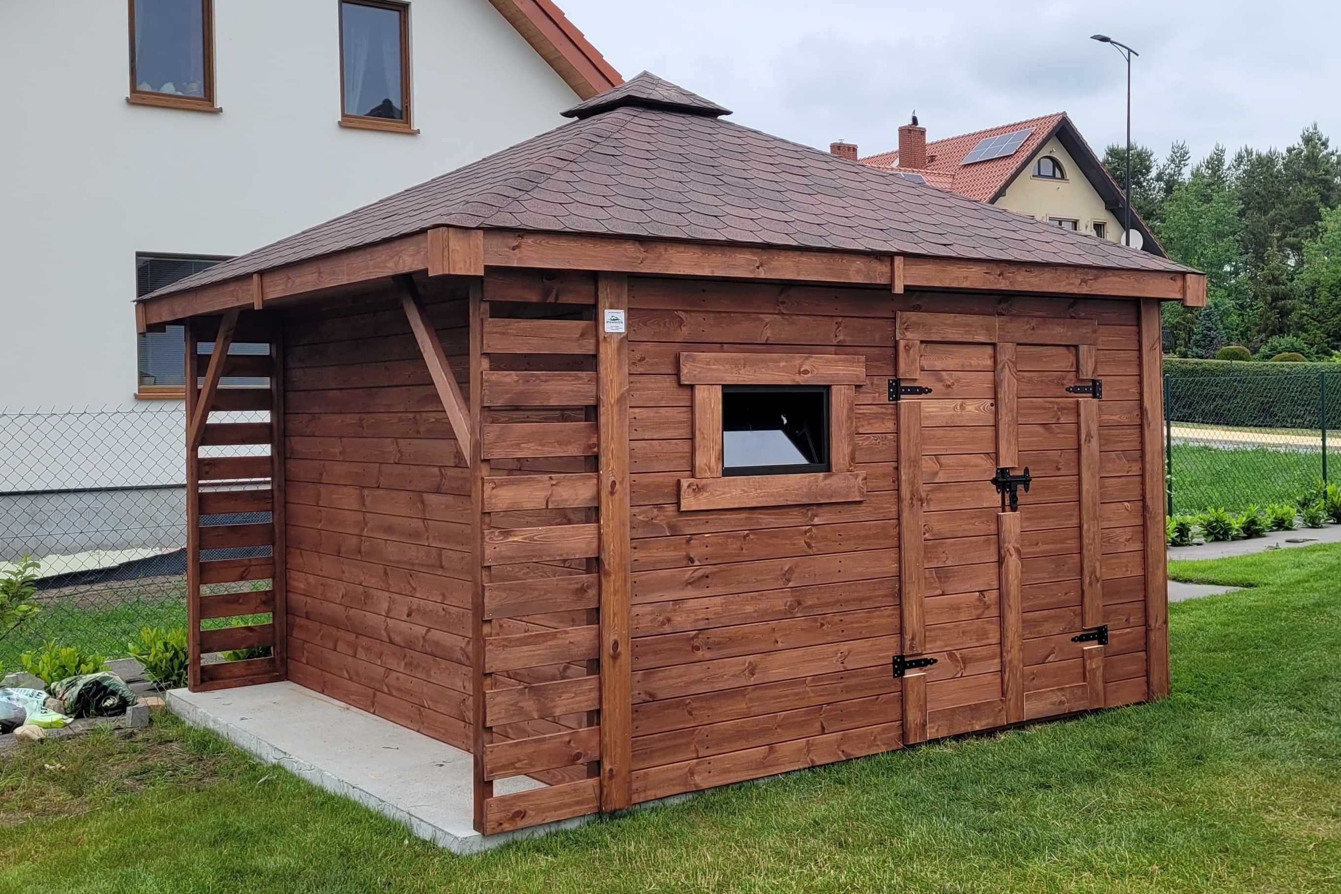 Domek narzędziowy BARTEK 3x4m Drewutnia Altana Producent DREWNOTRIK.PL