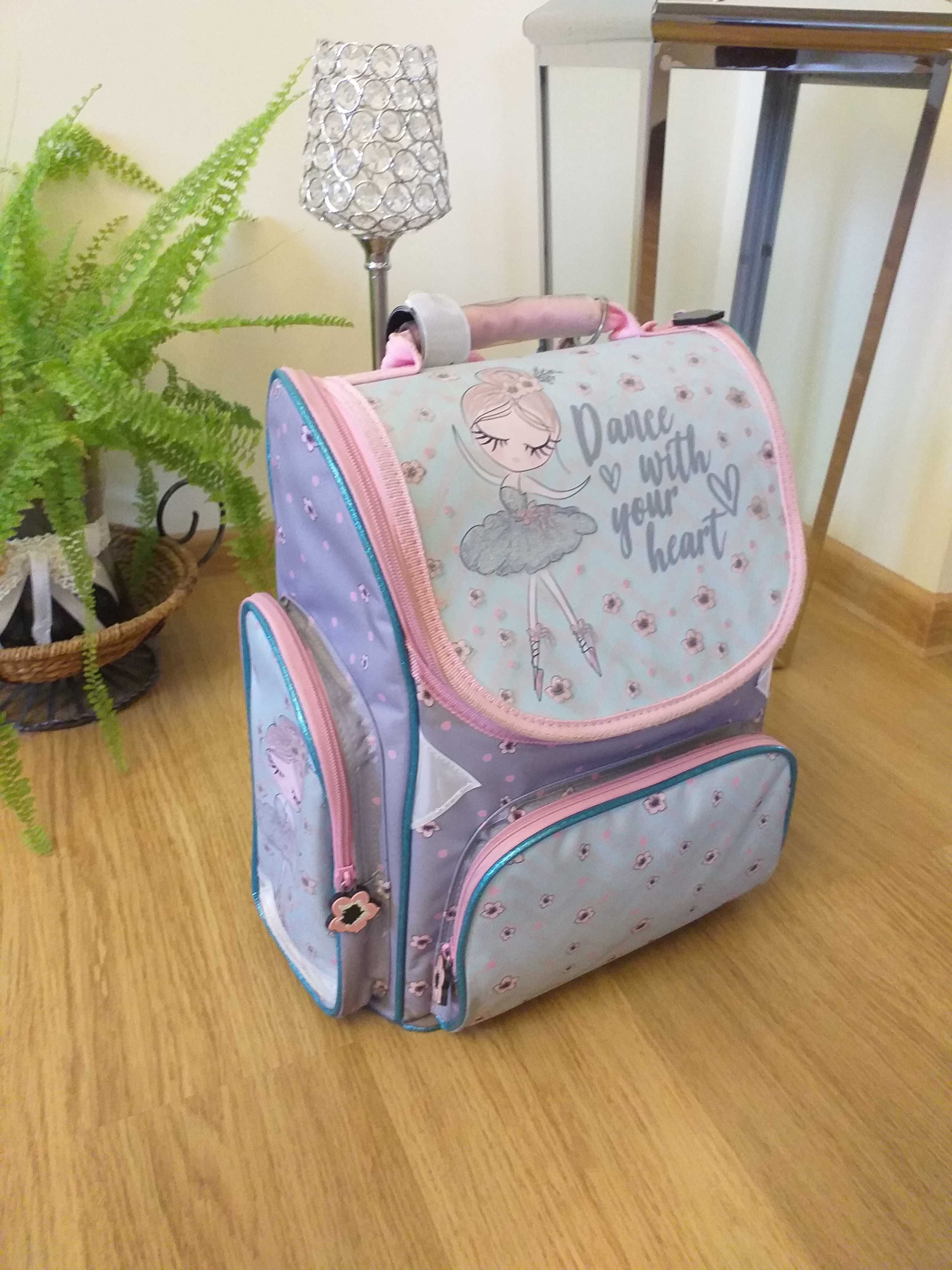 Plecak tornister szkolny dla dziewczynki