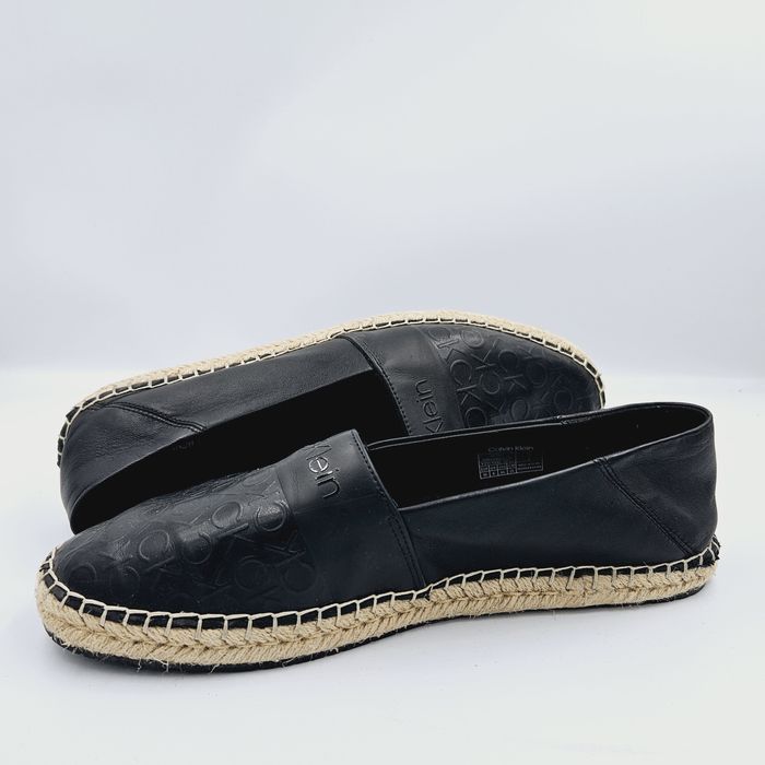 Damskie Skórzane Espadryle Calvin Klein Rozmiar 39