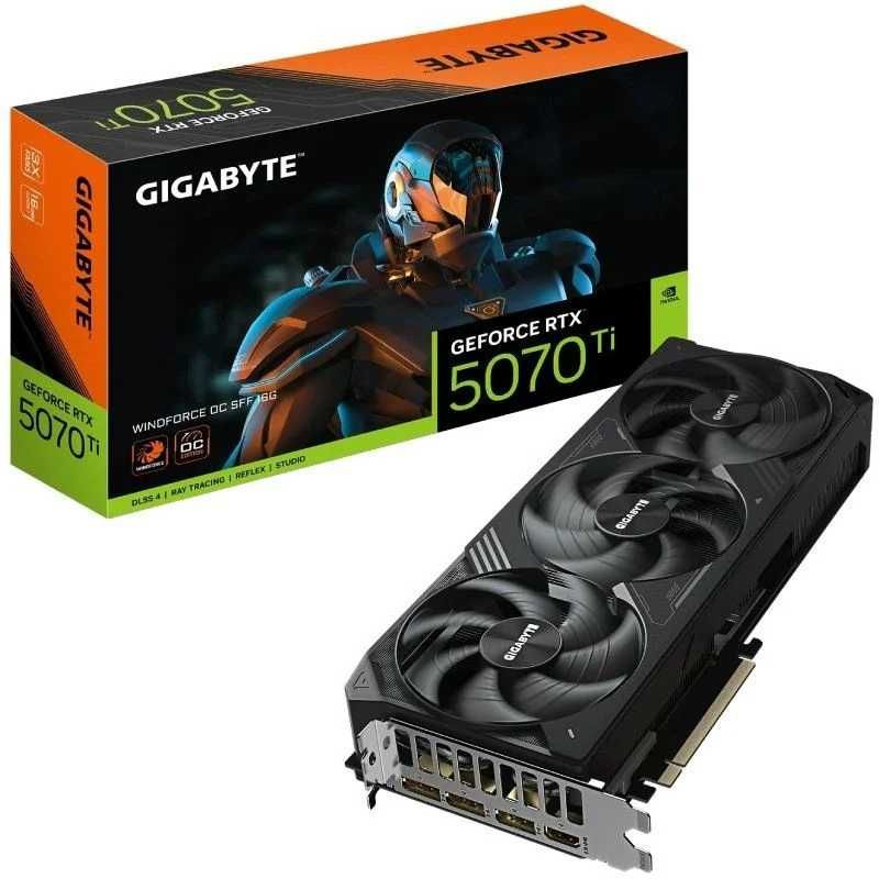 Placa Gráfica Gigabyte Geforce RTX 5070 Ti WindForce OC SFF 16G GDDR7