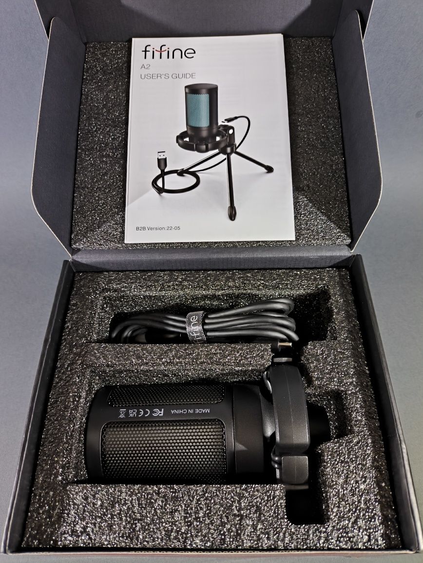 ‼️Fifine A2 Ampligame - конденсаторний USB мікрофон для ПК + Гарантія