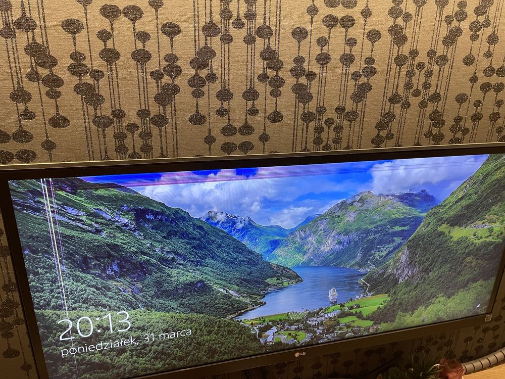 Monitor LG 29WK600-W uszkodzona matryca