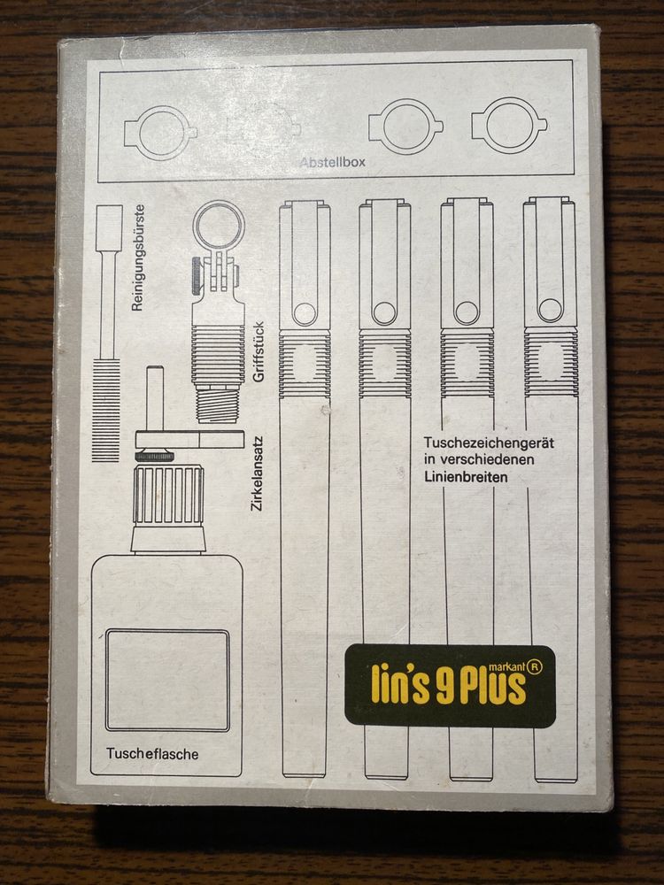 Grafion kreślarski Lin’s 9 plus DDR NRD nowe PRL