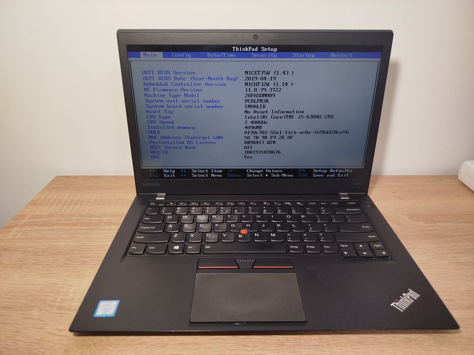 Laptop Lenovo ThinkPad T460s i5-6Gen