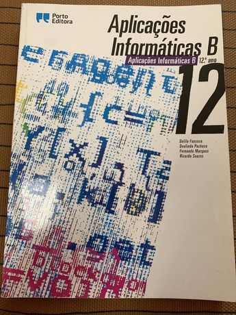 Livro Aplicações Informáticas 12 Ano