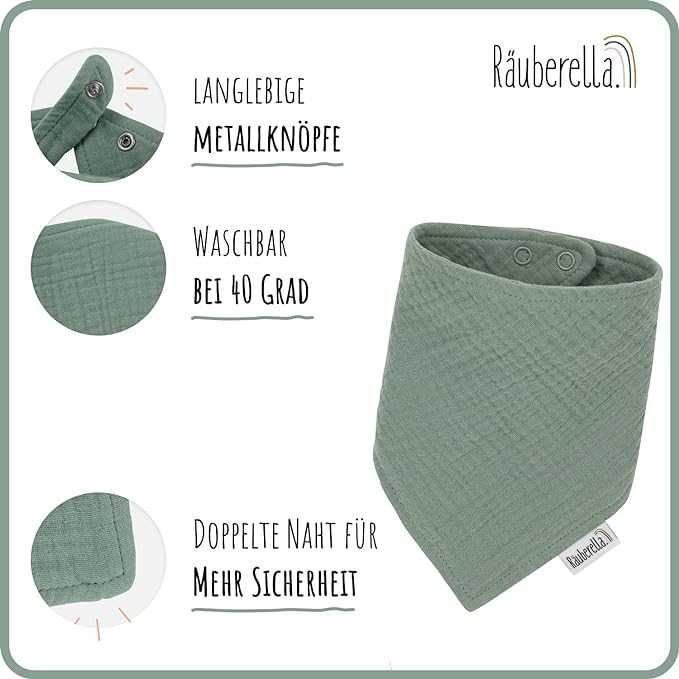 Räuberella®  dla chłopca i dziewczynki,  chustka, gryzak i śliniaczek