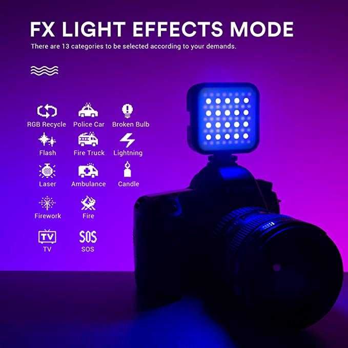 Godox LITEMONS LED6R RGB LED Video Lightwood LITEMONS LED6R RGB LED