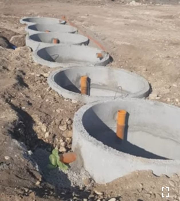 Каналізація ,копка канализицый, викопать септик