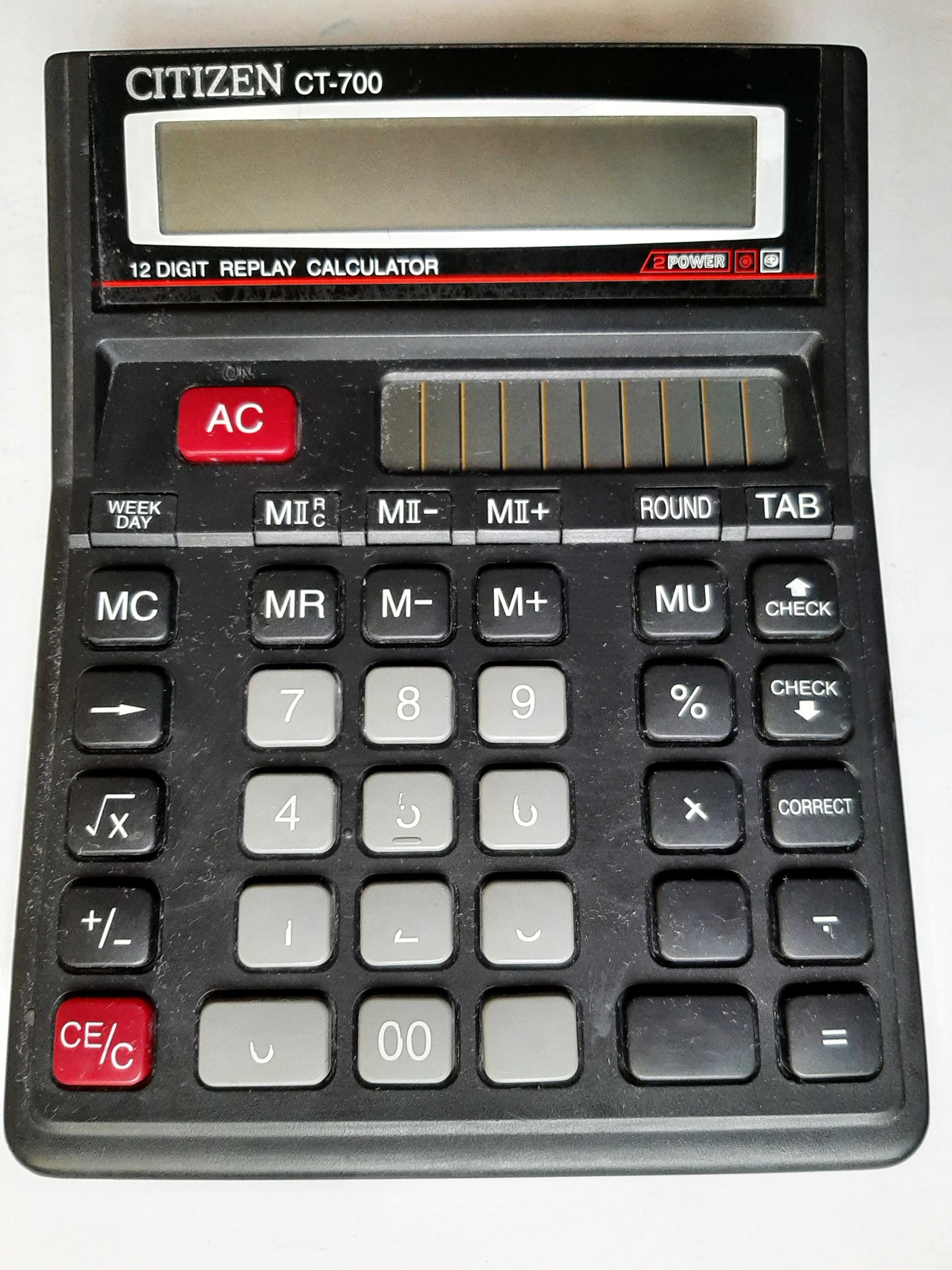 Профессиональный калькулятор CITIZEN CT - 700 Япония 12-ти разрядный