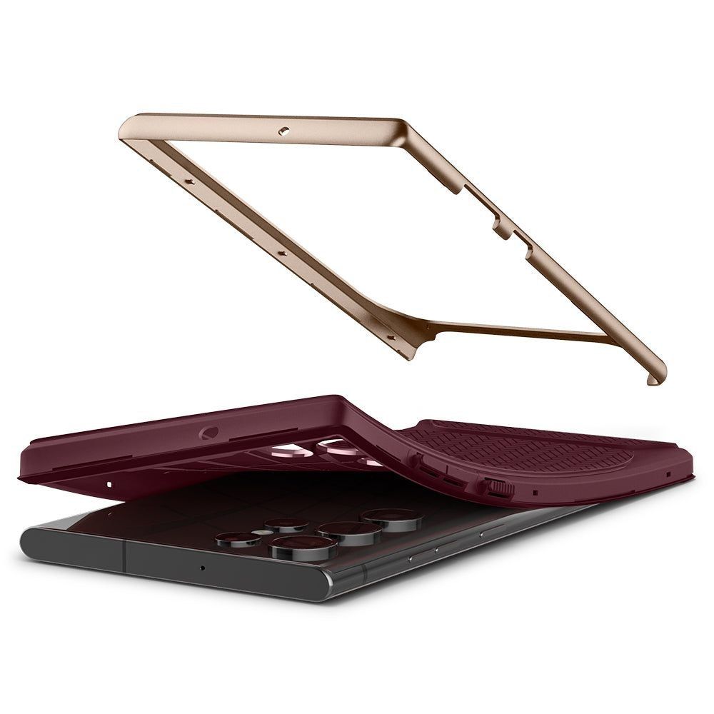 Etui Spigen Neo Hybrid Do Galaxy S22 Ultra Burgundy