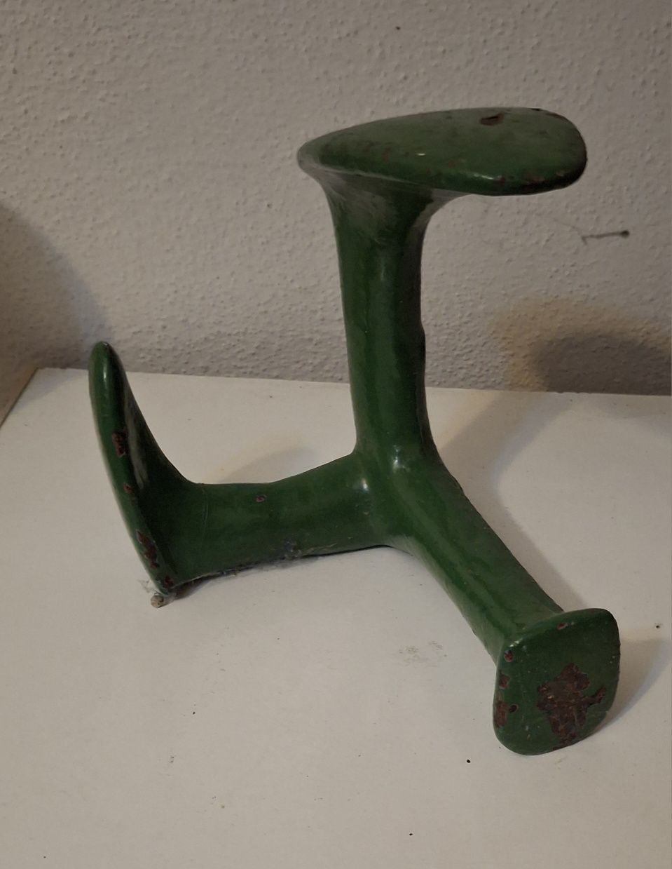Peça de sapateiro muito antiga de ferro fundido,bigorna
