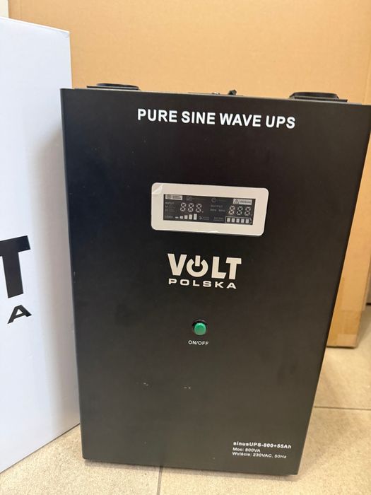 Zasilacz awaryjny Volt UPS 800VA 500W akumulator 55ah nowy Kraków