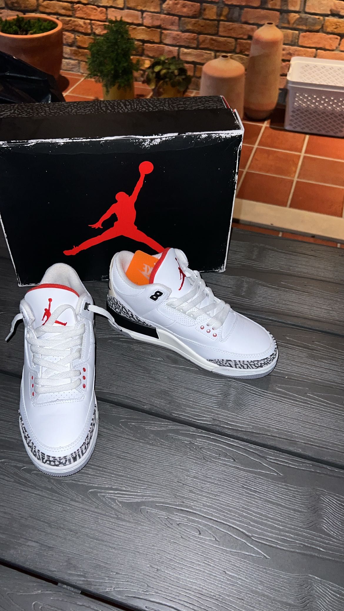 Jordan 3 white cement