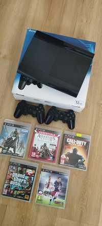 Konsola PlayStation 3 + pady + gry