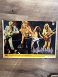 Def Leppard 1987 plakat vintage