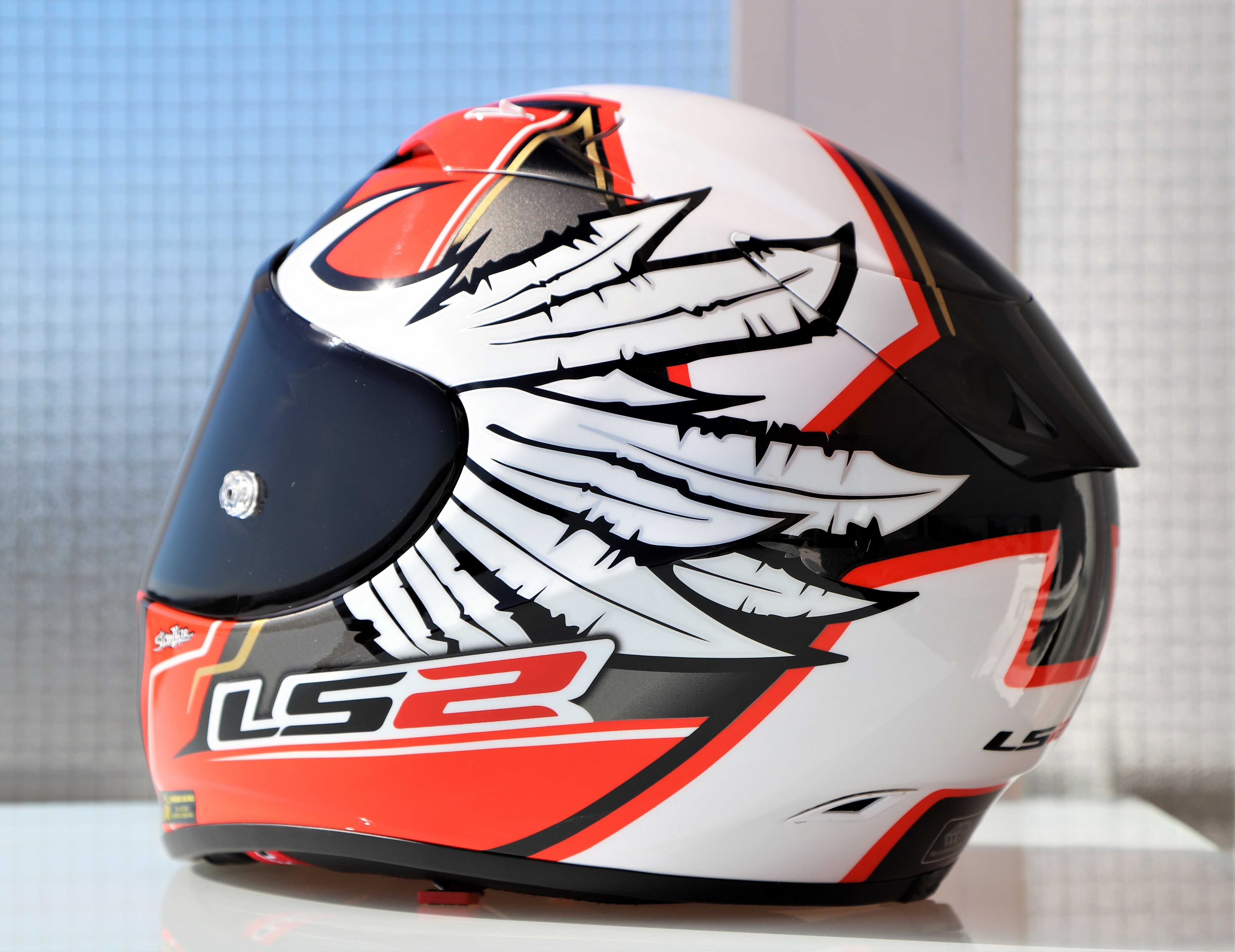 Capacete NOVO Ls2 Arrow R Carbon,Kevlr.50% Desconto+Extras.Tam XL-XXL