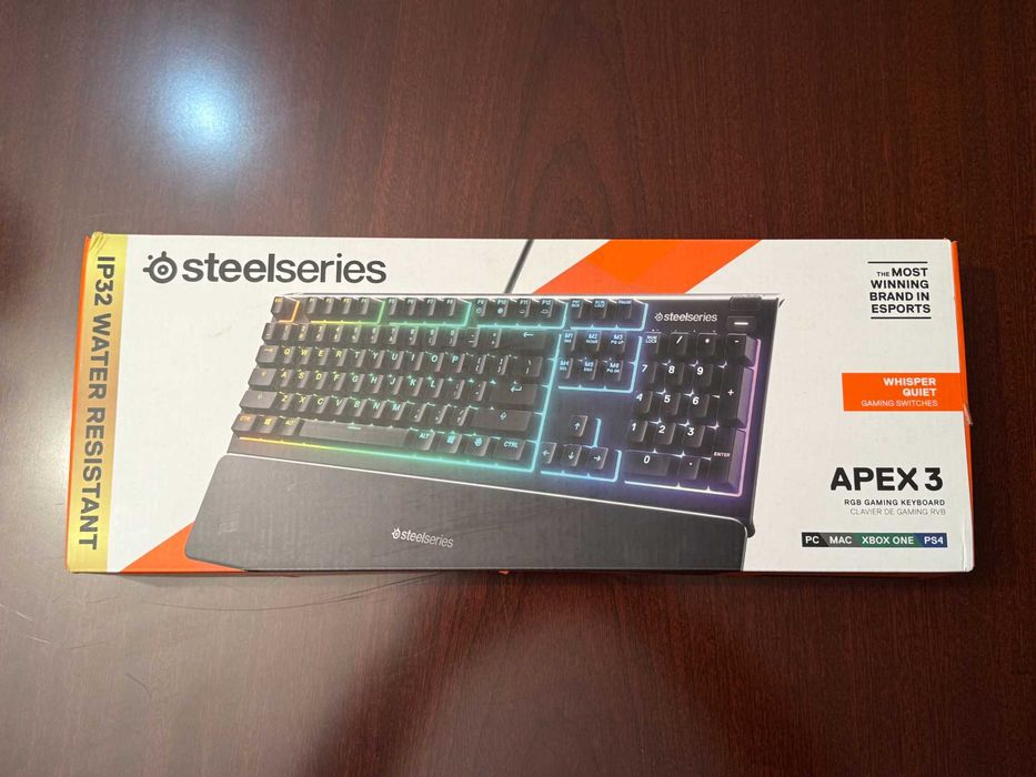 Teclado Gaming Steelseries APEX 3 – Resistente à Água + RGB