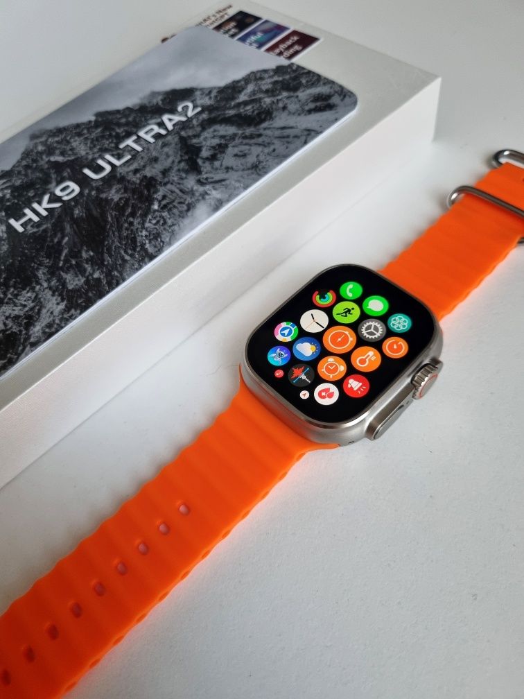 Smartwatch HK9 * Chat GPT, Album zdjęć, czytnik ebook, tryby sporotowe
