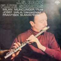 LP | Bach, M. Munclinger, J. Hála, F. Sláma – Flute Sonatas | NM