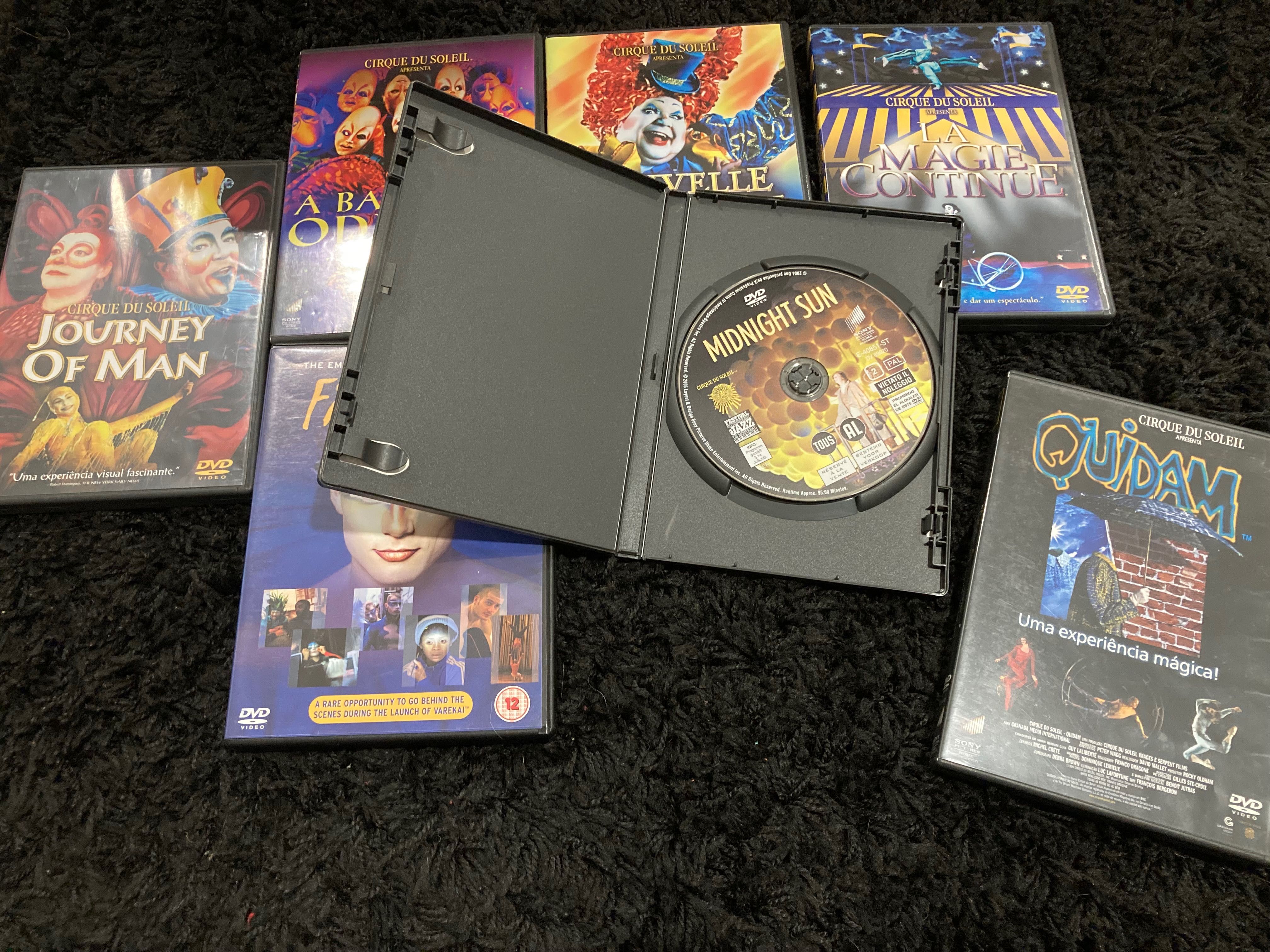 DVD’s cirque du soleil