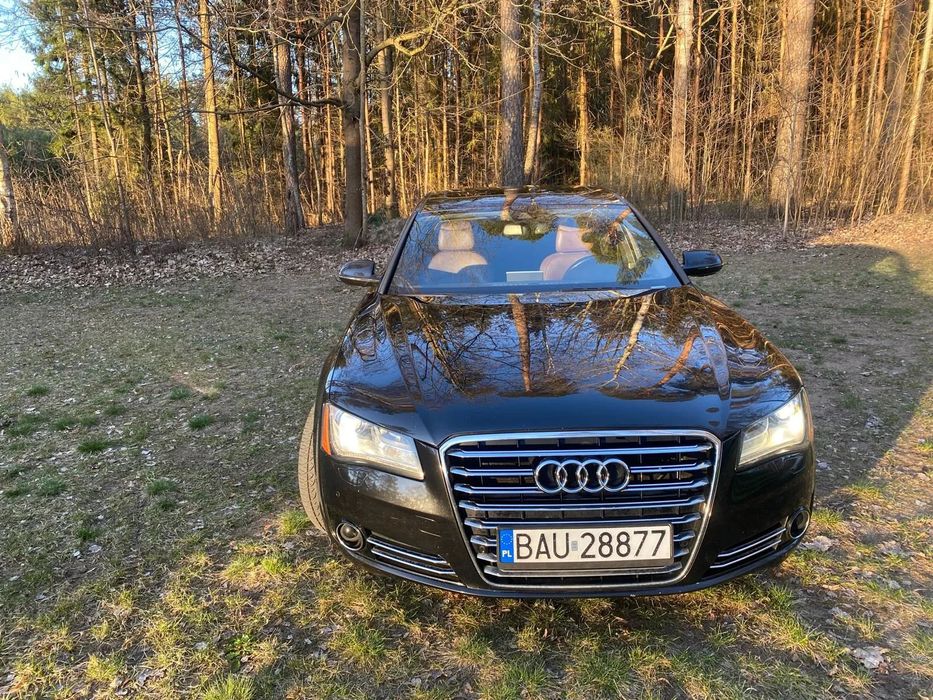 Audi A8 Na sprzedaż oferuję luksusową limuzynę Audi A8L Long z 2013 roku.