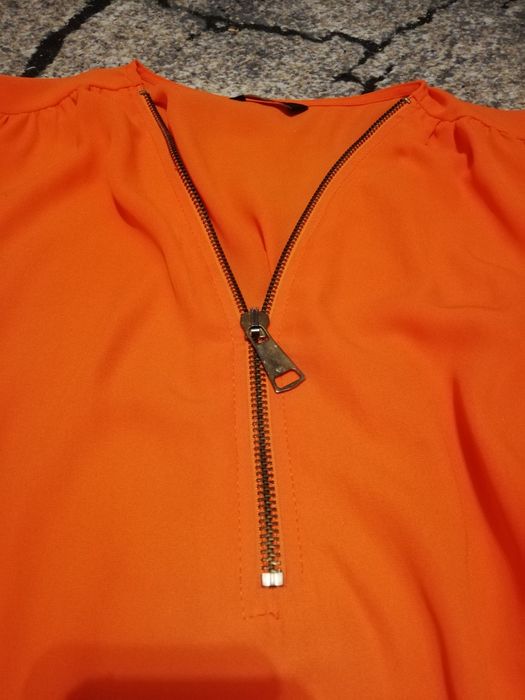 Pomarańczowa bluzka na wiosnę, lato 40L