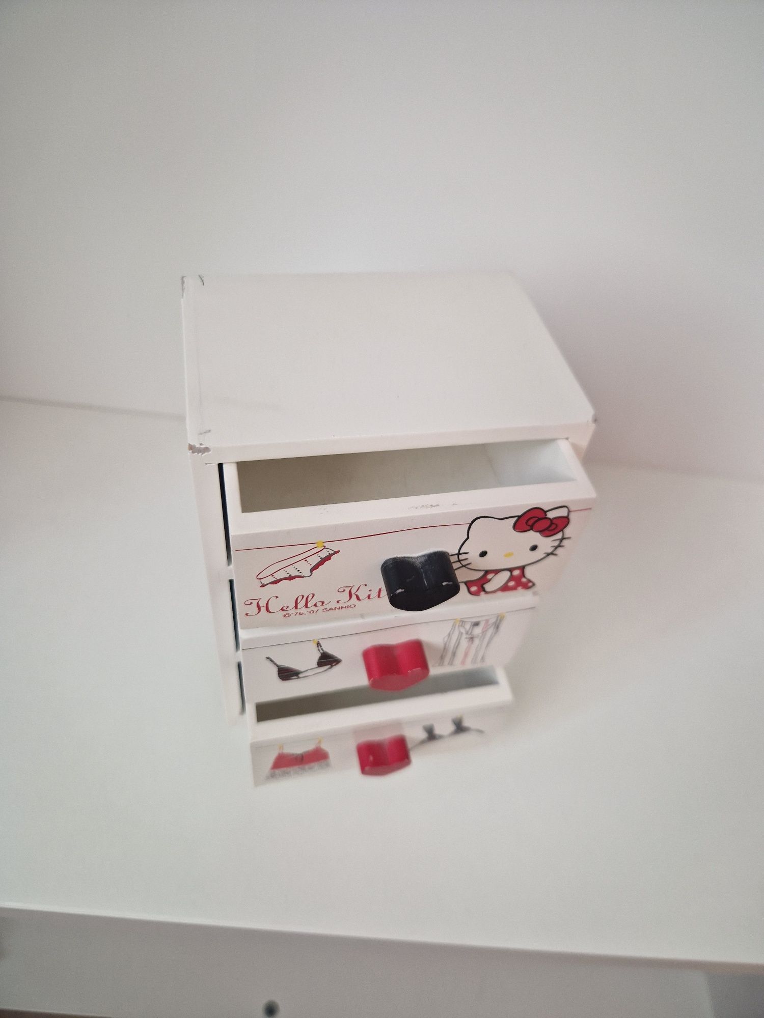 Шкатулка для прикрас, міні комод з хелоу кітті від Sanrio, Hello kitty