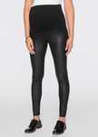 B.P.C legginsy ciążowe czarne woskowane r.36/38