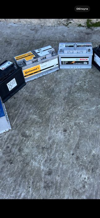Акумулятори б/у для авто Varta Bosch Continental Оригінал з Німеччини