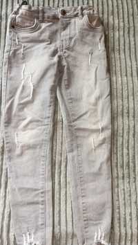 Spodnie dżinsowe dla dziewczynki 134