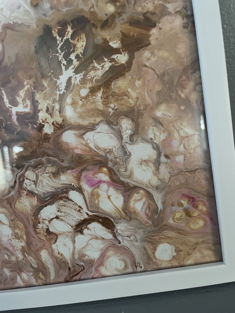 Malowany obraz z ramką 21x21