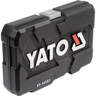 Zestaw narzędziowy 1/4" kpl 56el Yato